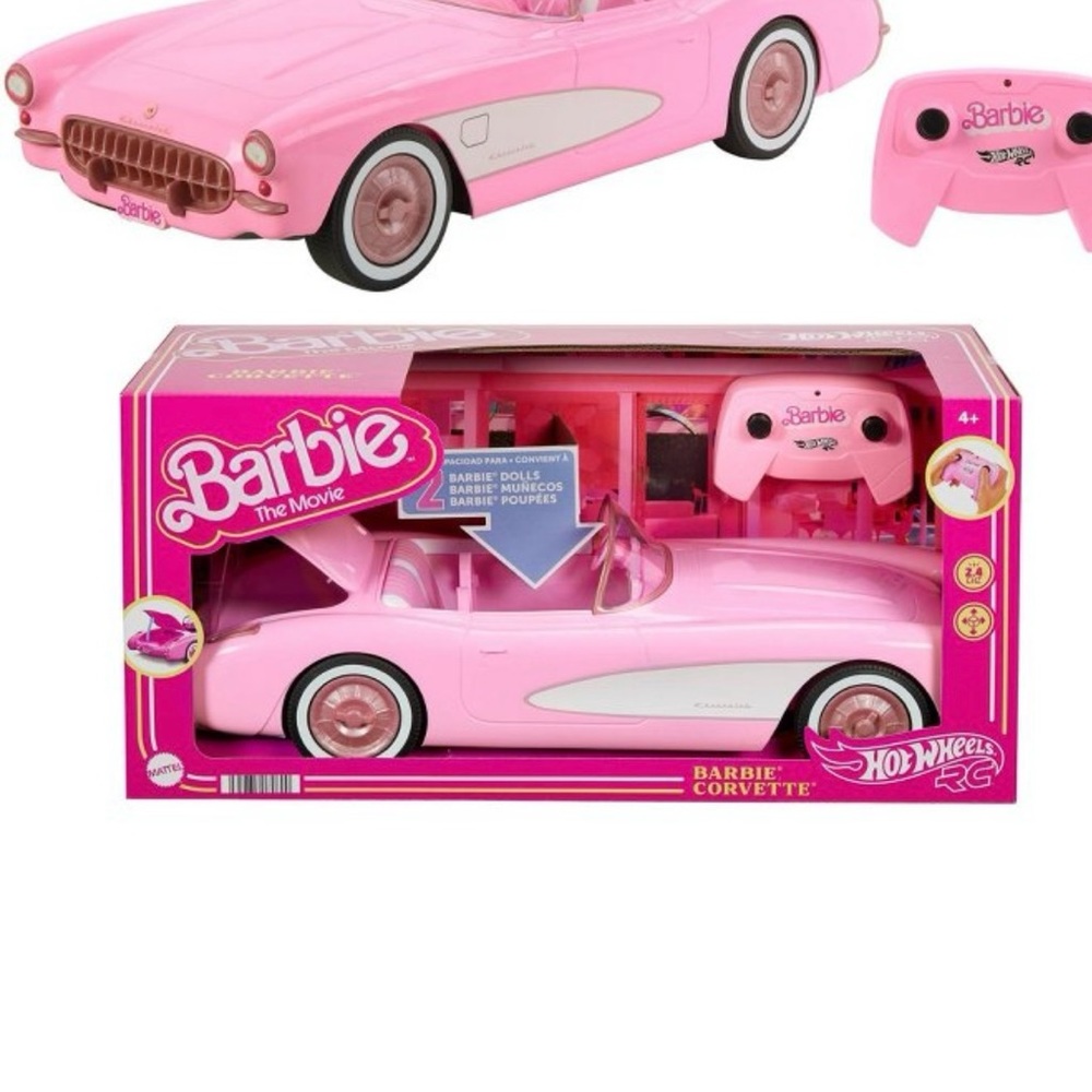 NEW BARBIE CORVETTE remote control car from BARBIE: The Movie
